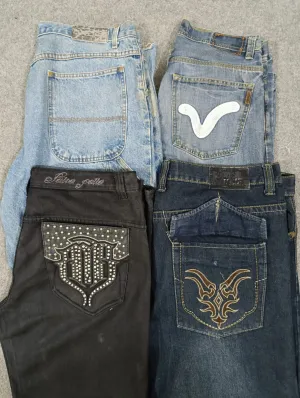 #145 Men Designer Baggy Jeans - 16