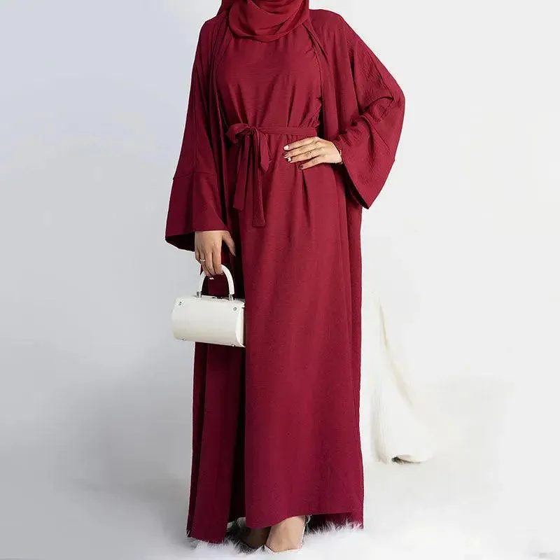 2 Piece Abaya Long Dress for Women