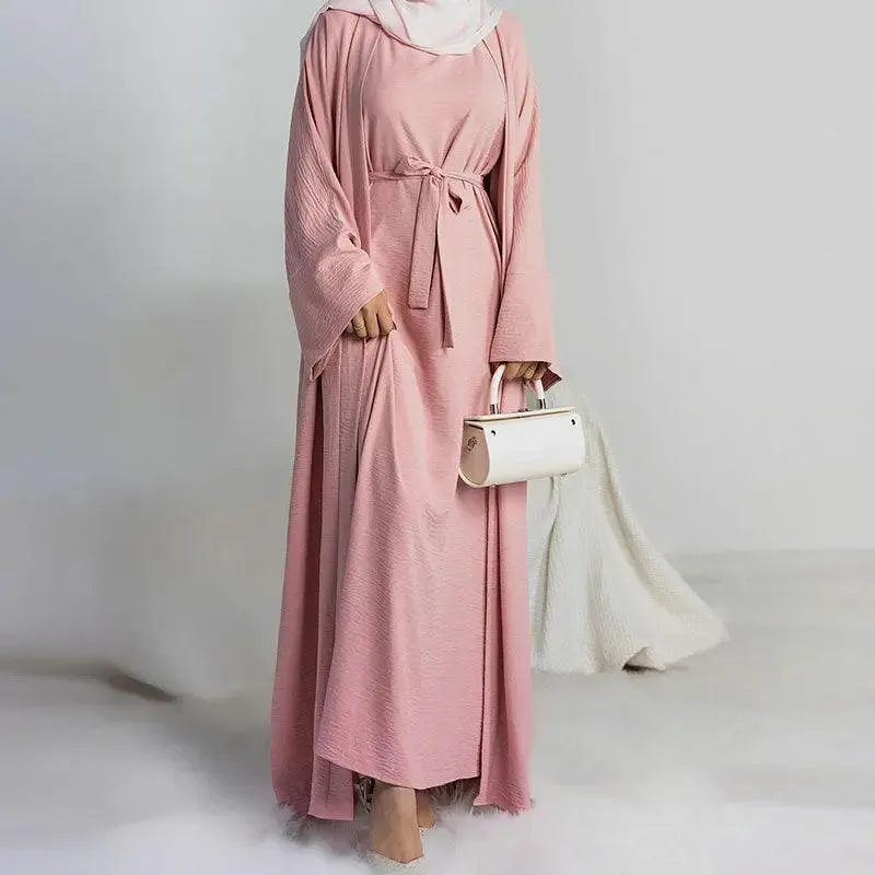 2 Piece Abaya Long Dress for Women