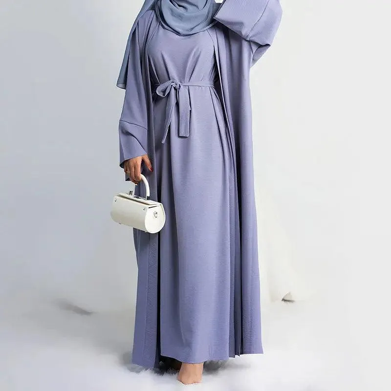 2 Piece Abaya Long Dress for Women