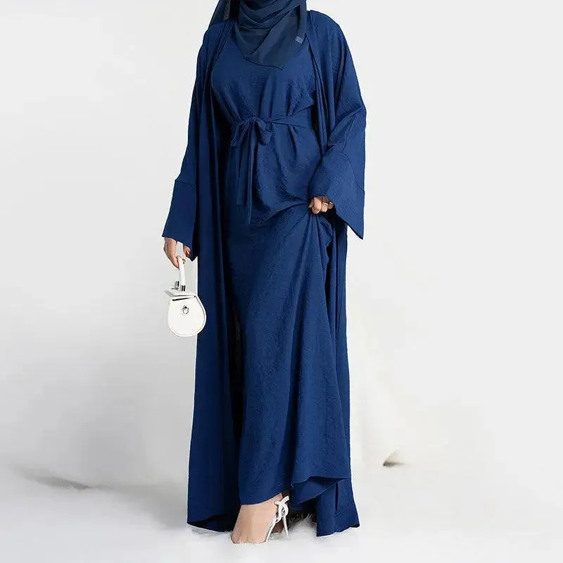 2 Piece Abaya Long Dress for Women