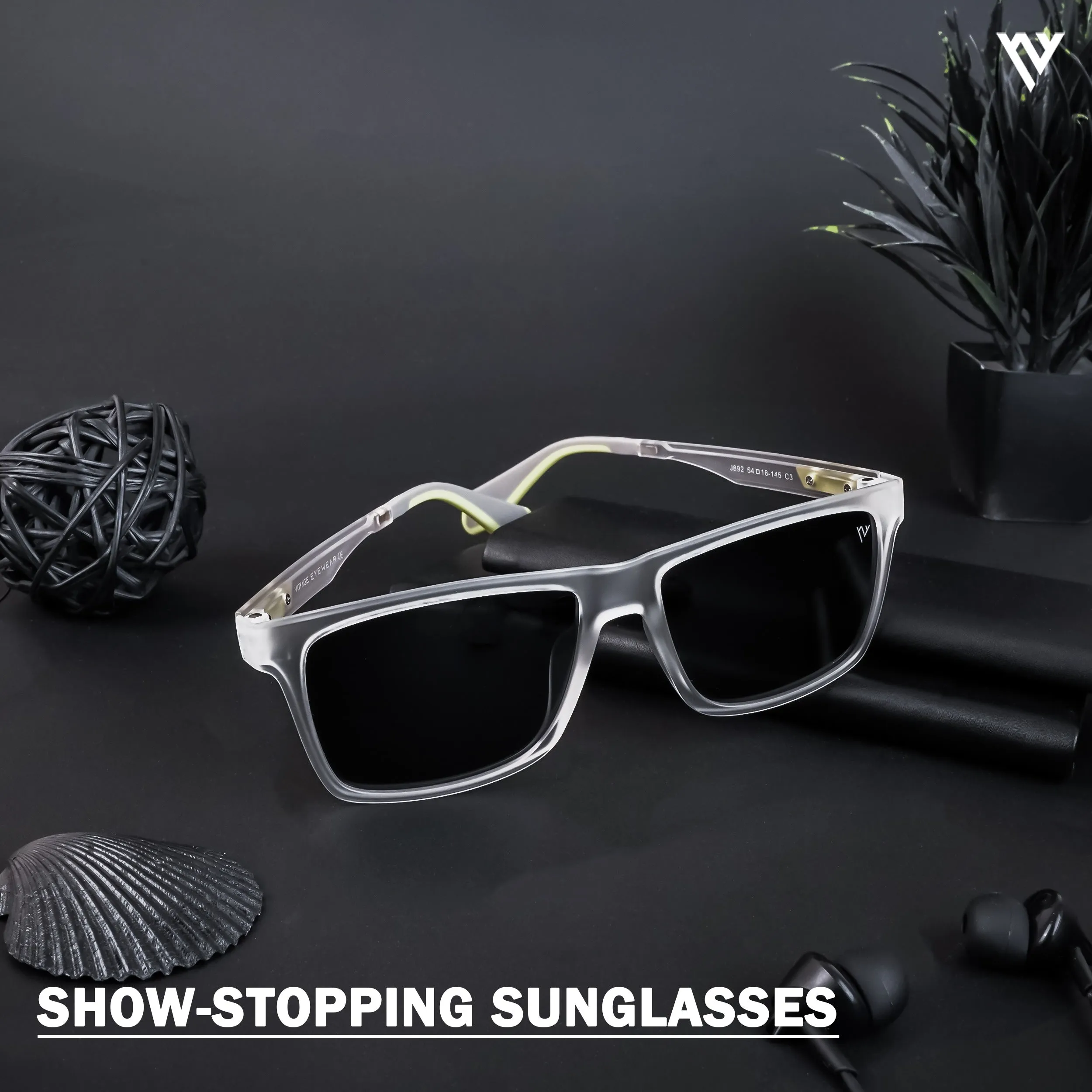 Active Transparent Polarized Wayfarer Sunglasses - PMG4476