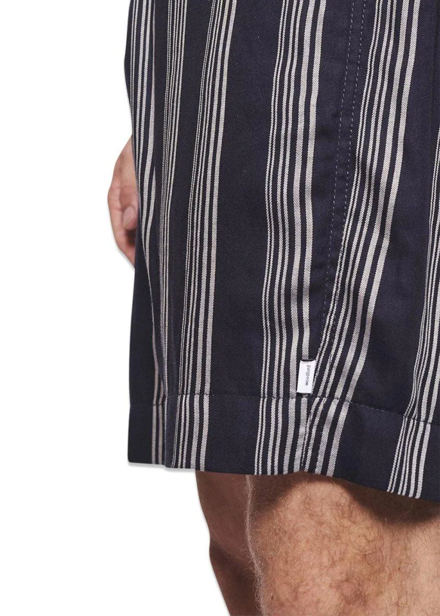 Bommy Seal Shorts - Navy-White