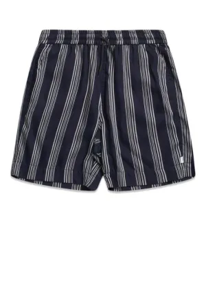 Bommy Seal Shorts - Navy-White