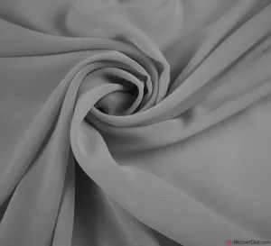Chiffon Fabric / Silver