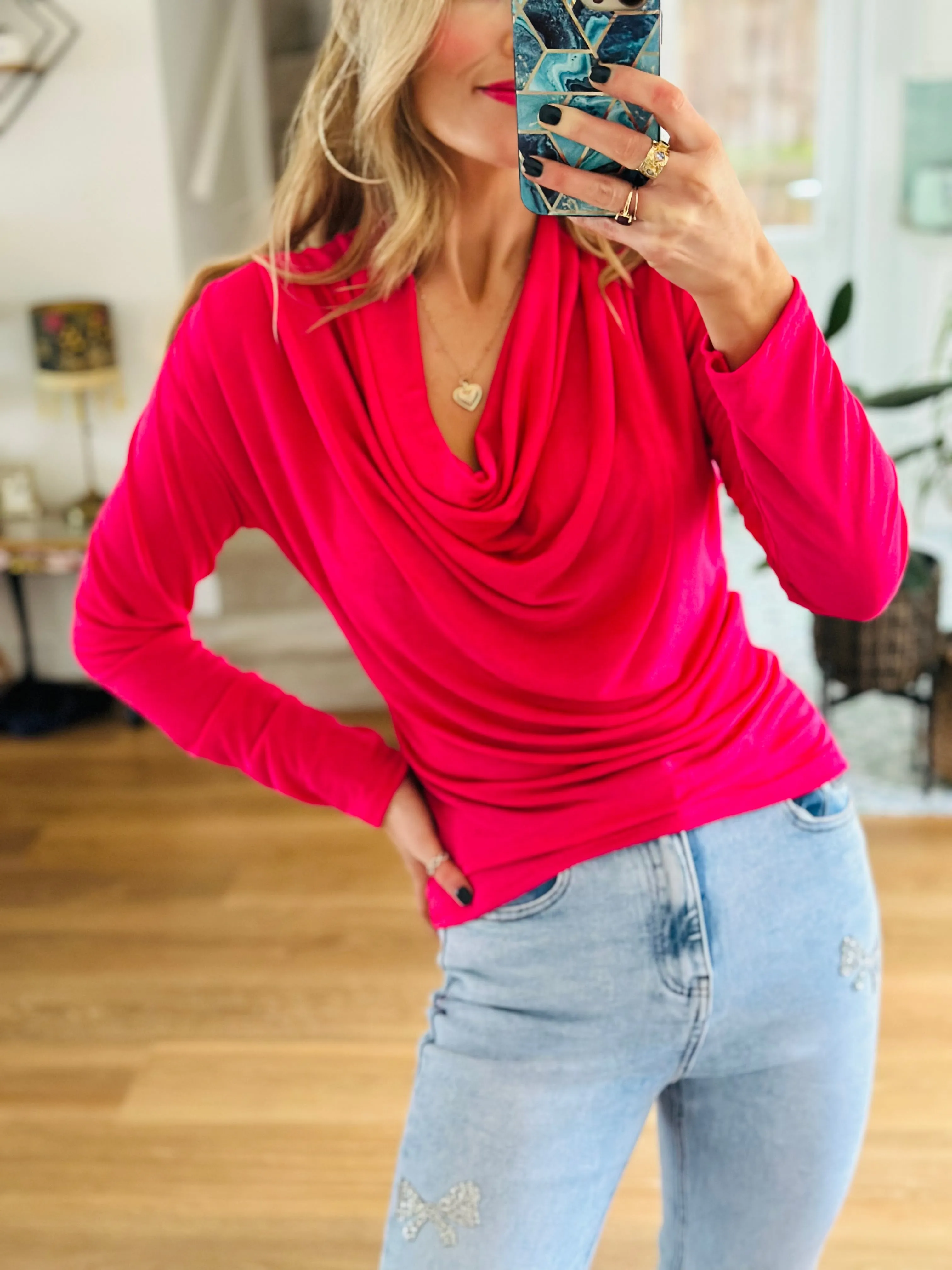 Cowl Neck Tops