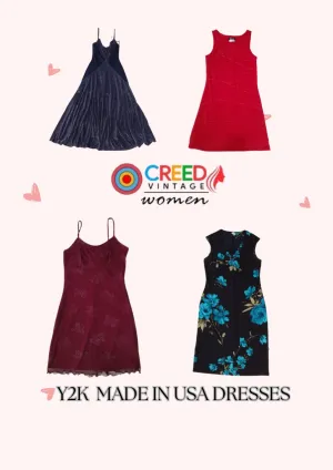 CR2851 Y2K Made In USA Dresses - 8 Pcs