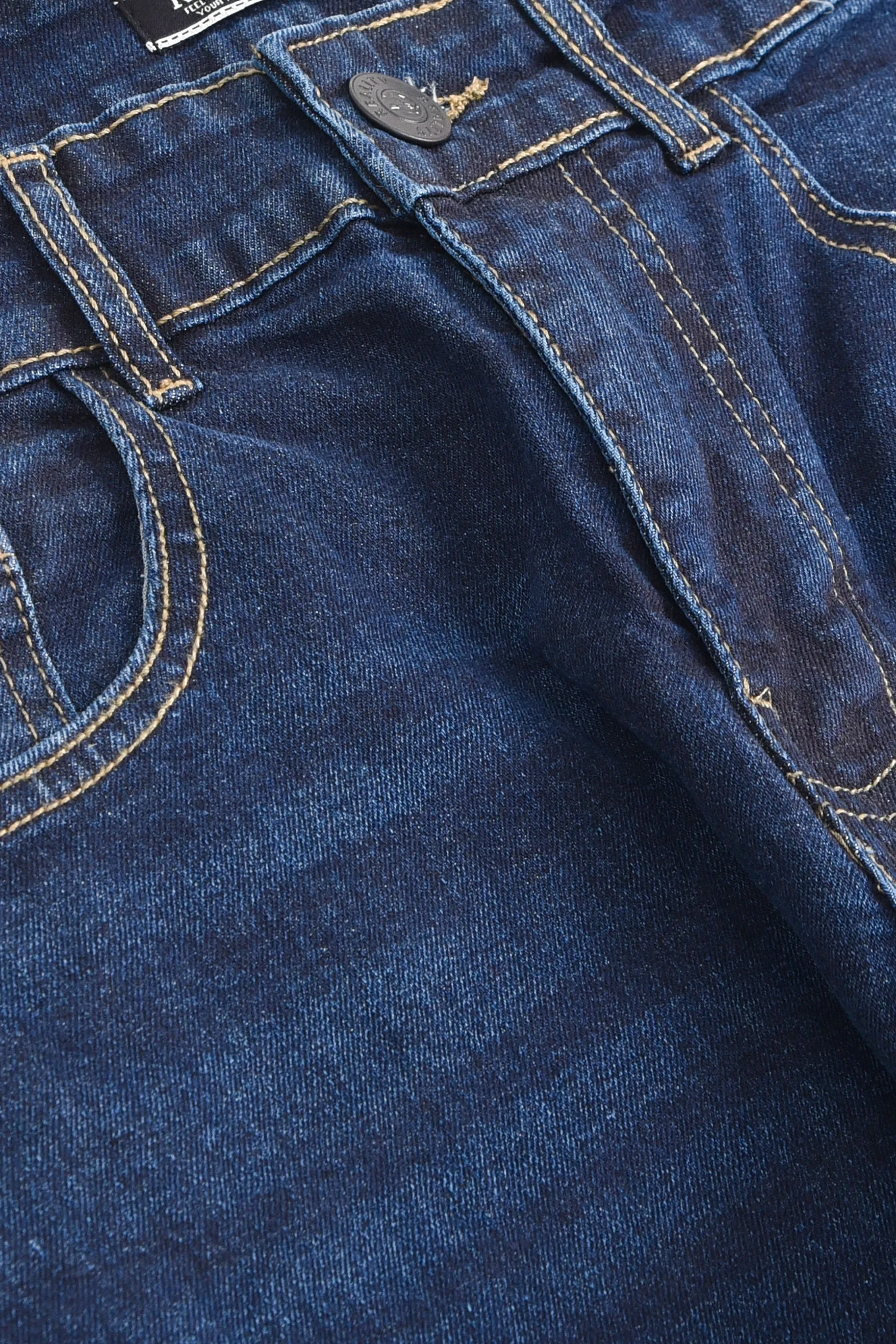 Dark Blue Denim Jeans