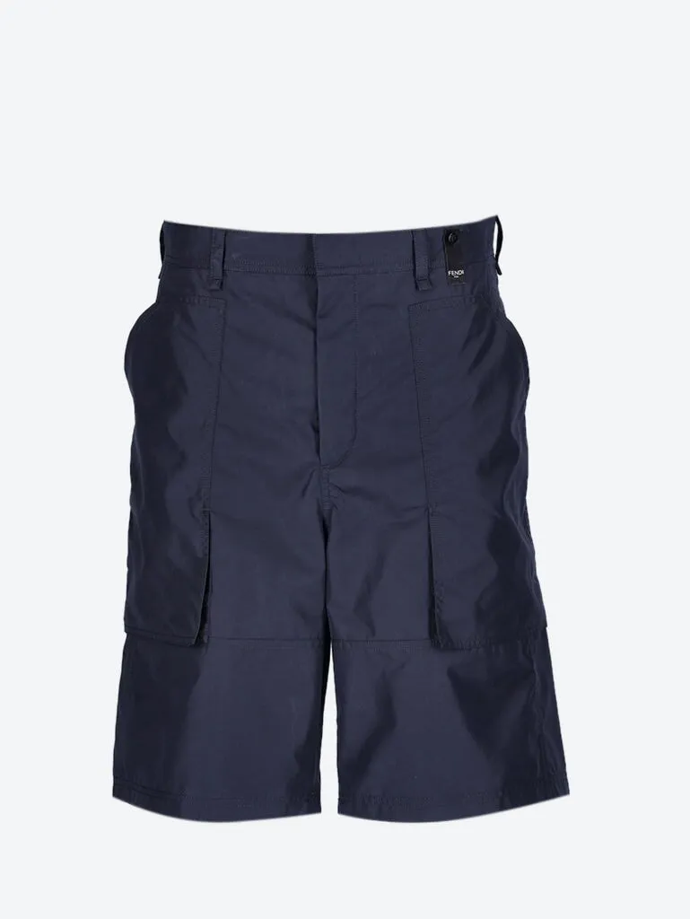 Ff zucca jacquard pocket shorts