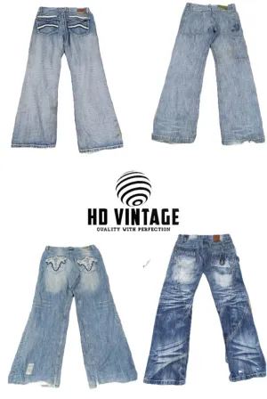 HD483 Men Designer Baggy Jeans - 14 pcs