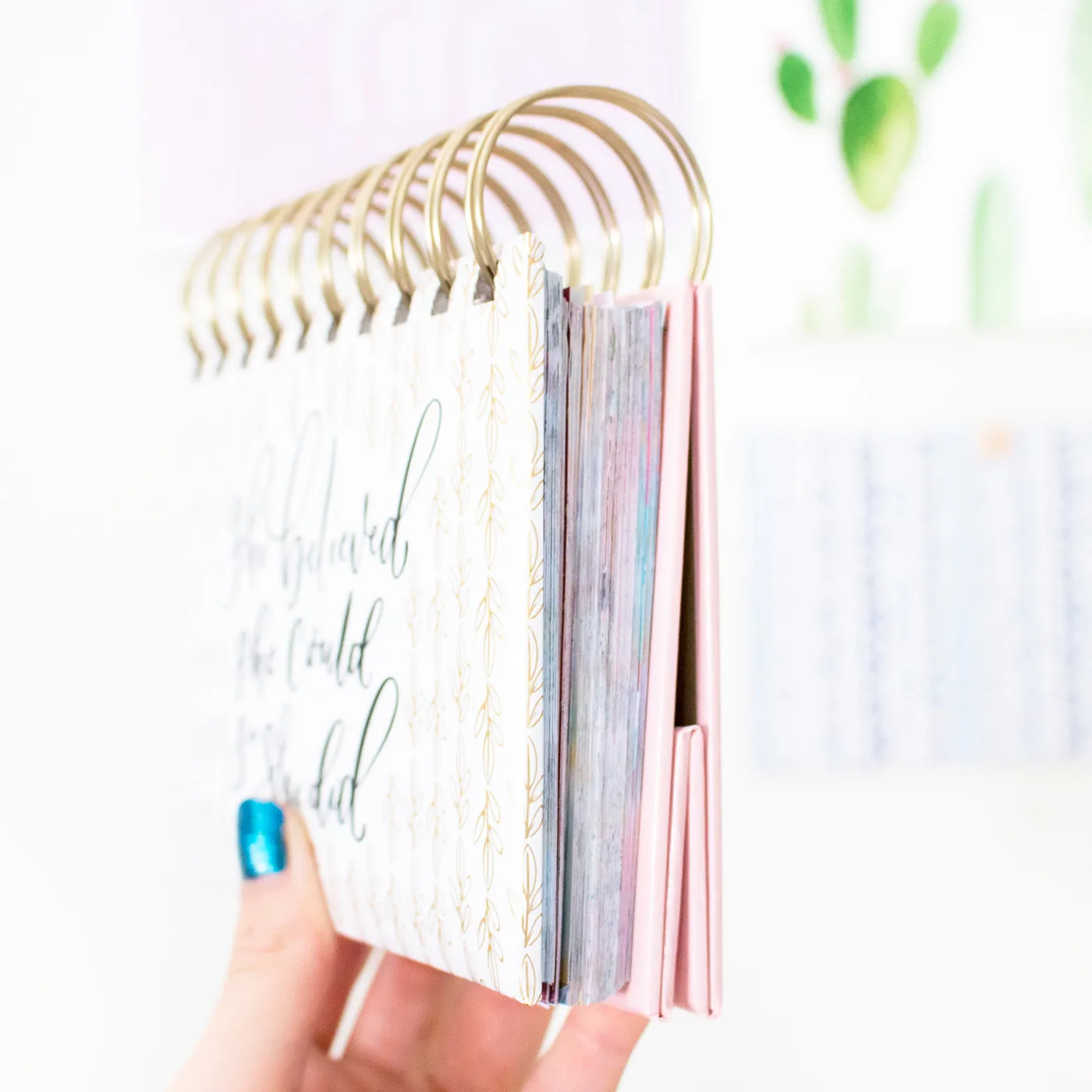 Inspirational Perpetual Desk Easel, Writefully His