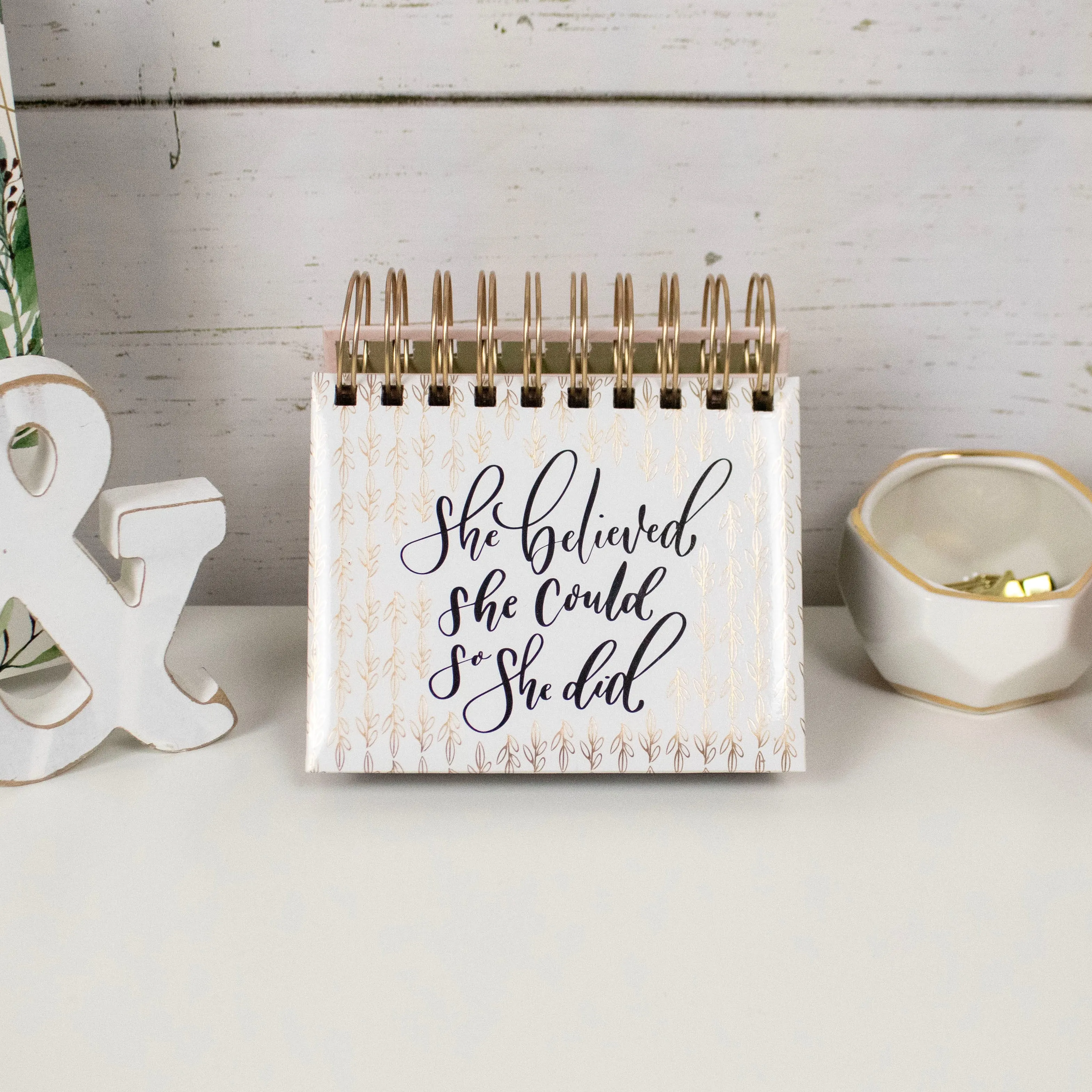 Inspirational Perpetual Desk Easel, Writefully His