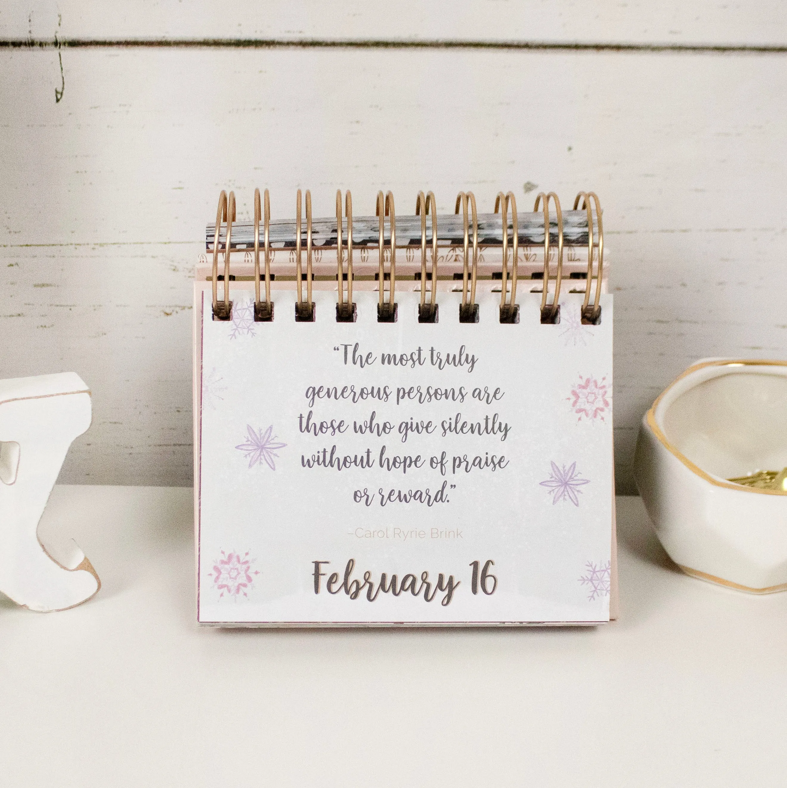 Inspirational Perpetual Desk Easel, Writefully His