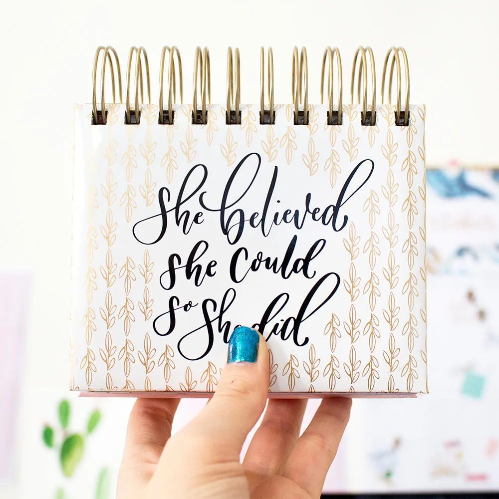 Inspirational Perpetual Desk Easel, Writefully His
