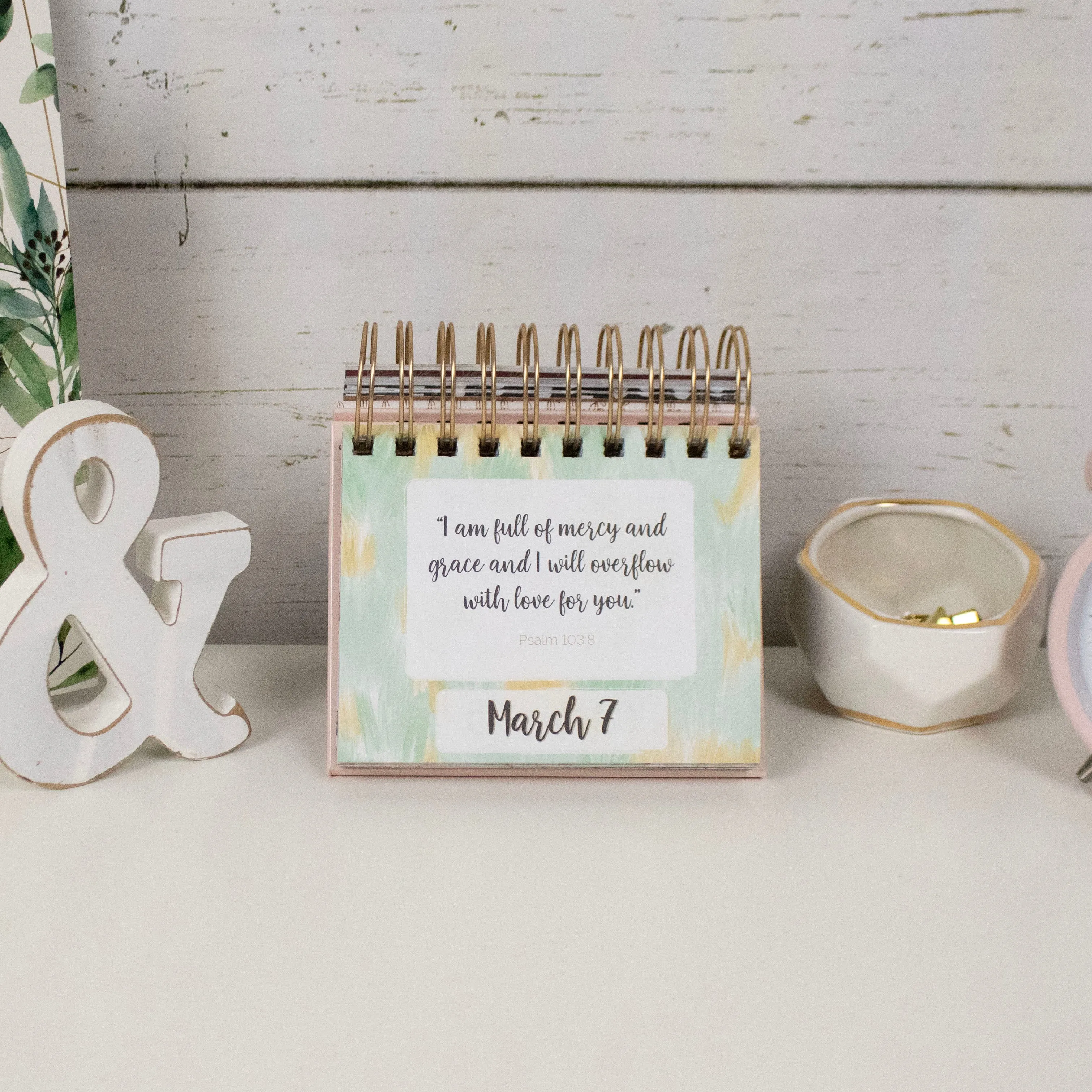 Inspirational Perpetual Desk Easel, Writefully His