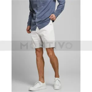 JJ White Denim Shorts