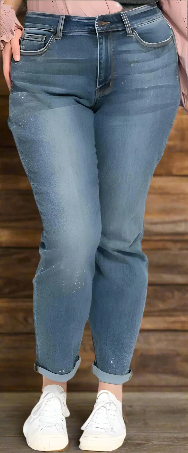 Judy Blue Hi-Rise Boyfriend Jeans