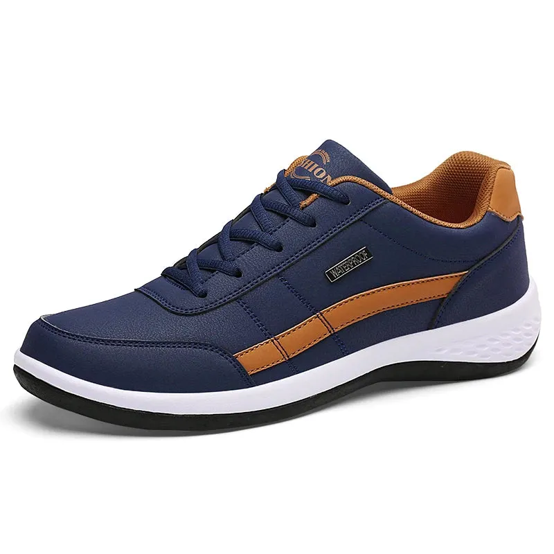 Men's Italian Breathable Leather Sneakers