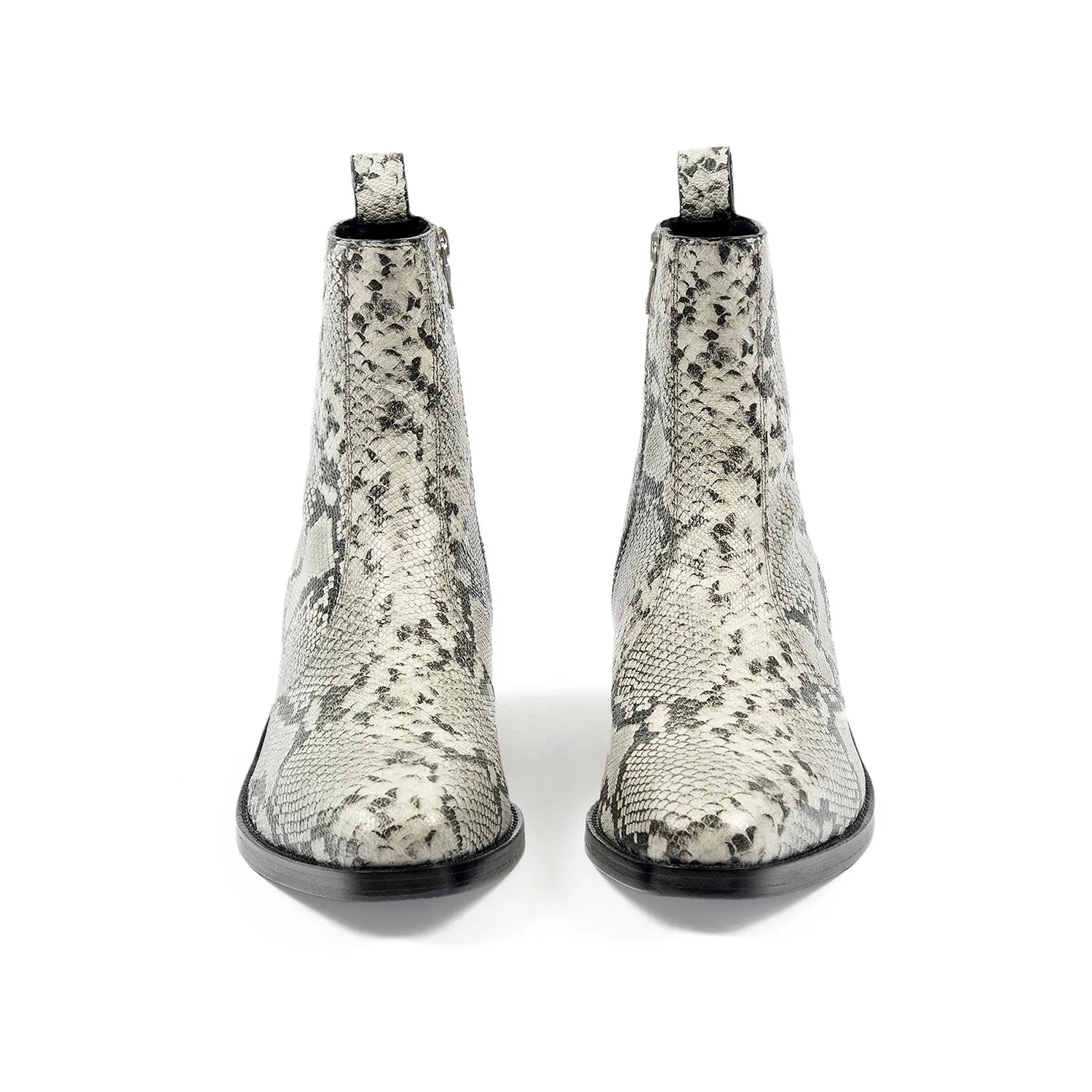 Men's Richards Boot - Grey Snakeskin