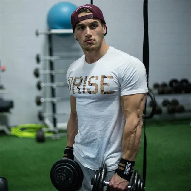 Mens Short sleeve Cotton T-shirt Men