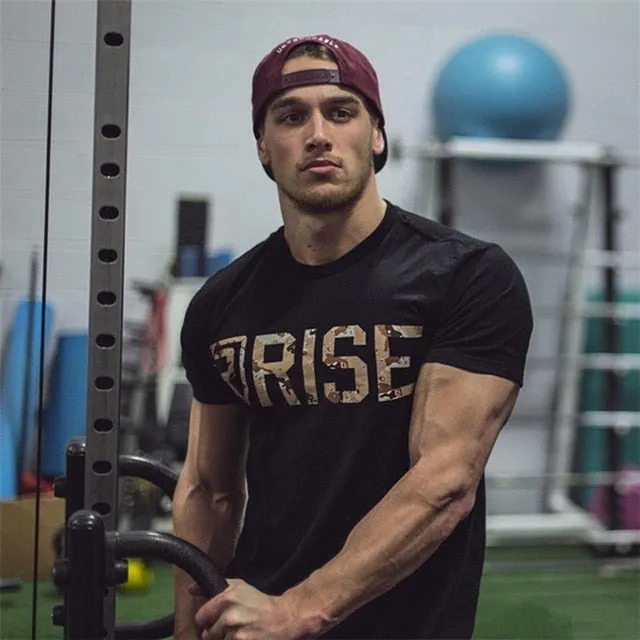 Mens Short sleeve Cotton T-shirt Men
