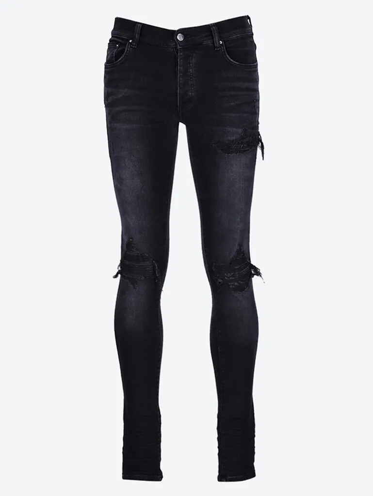 Mx1 bandana jacquard jeans