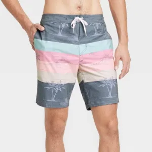 New - Goodfellow & Co Men's Board Shorts Swim Trunk Shorts Swimwear UPF 50 