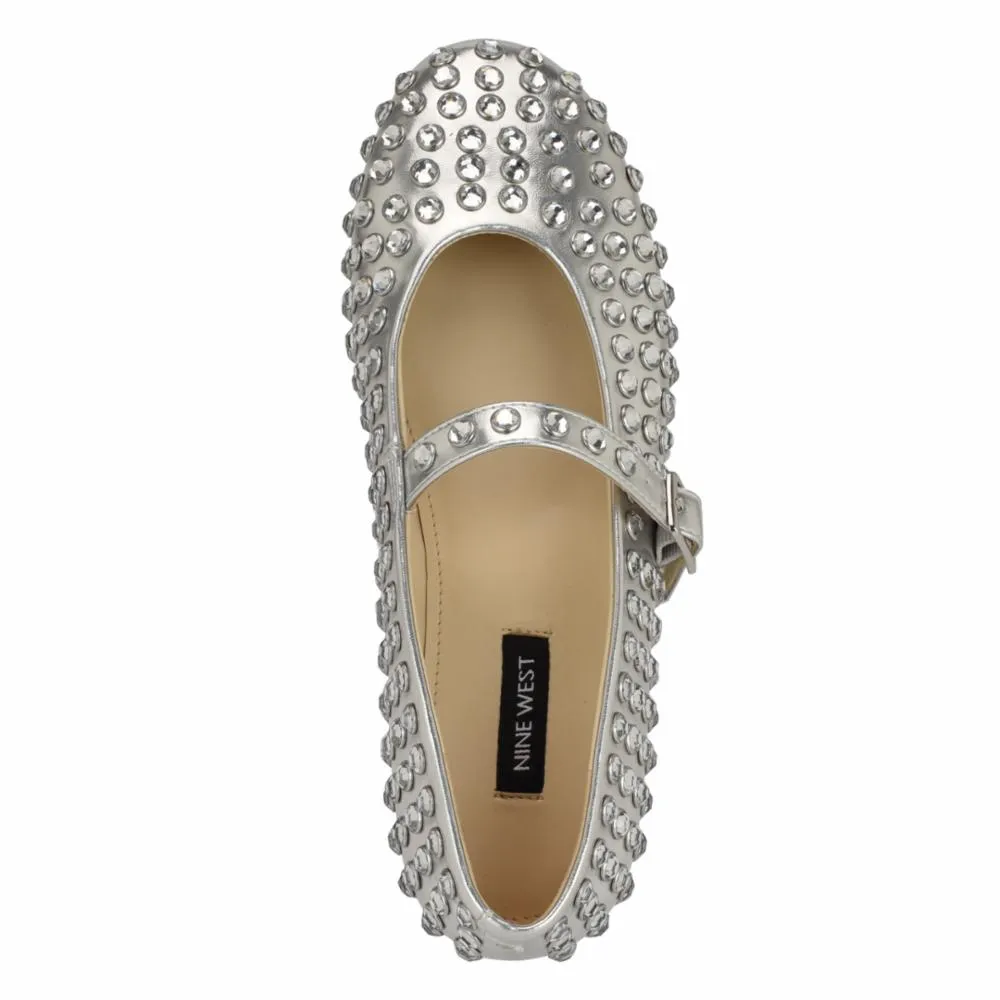 Nine West Women's Emmil3 Silver M