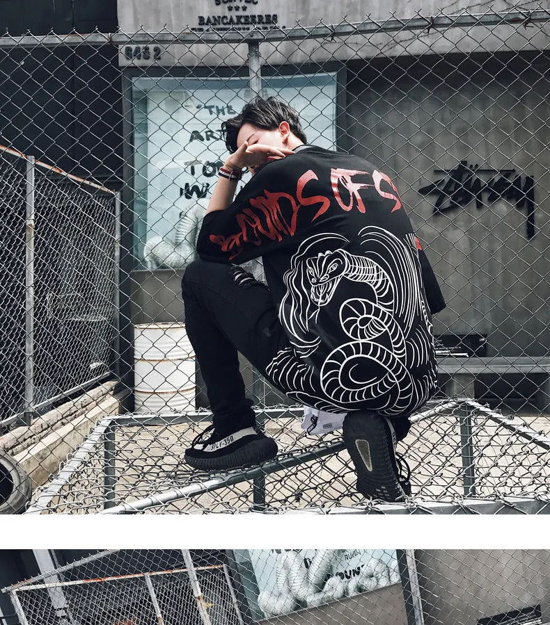 Plus Oversize Splice T-shirt Men