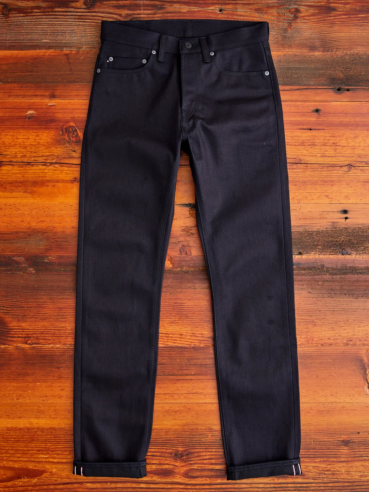 "Nightshade" 15.7oz Selvedge Denim - Natural Tapered