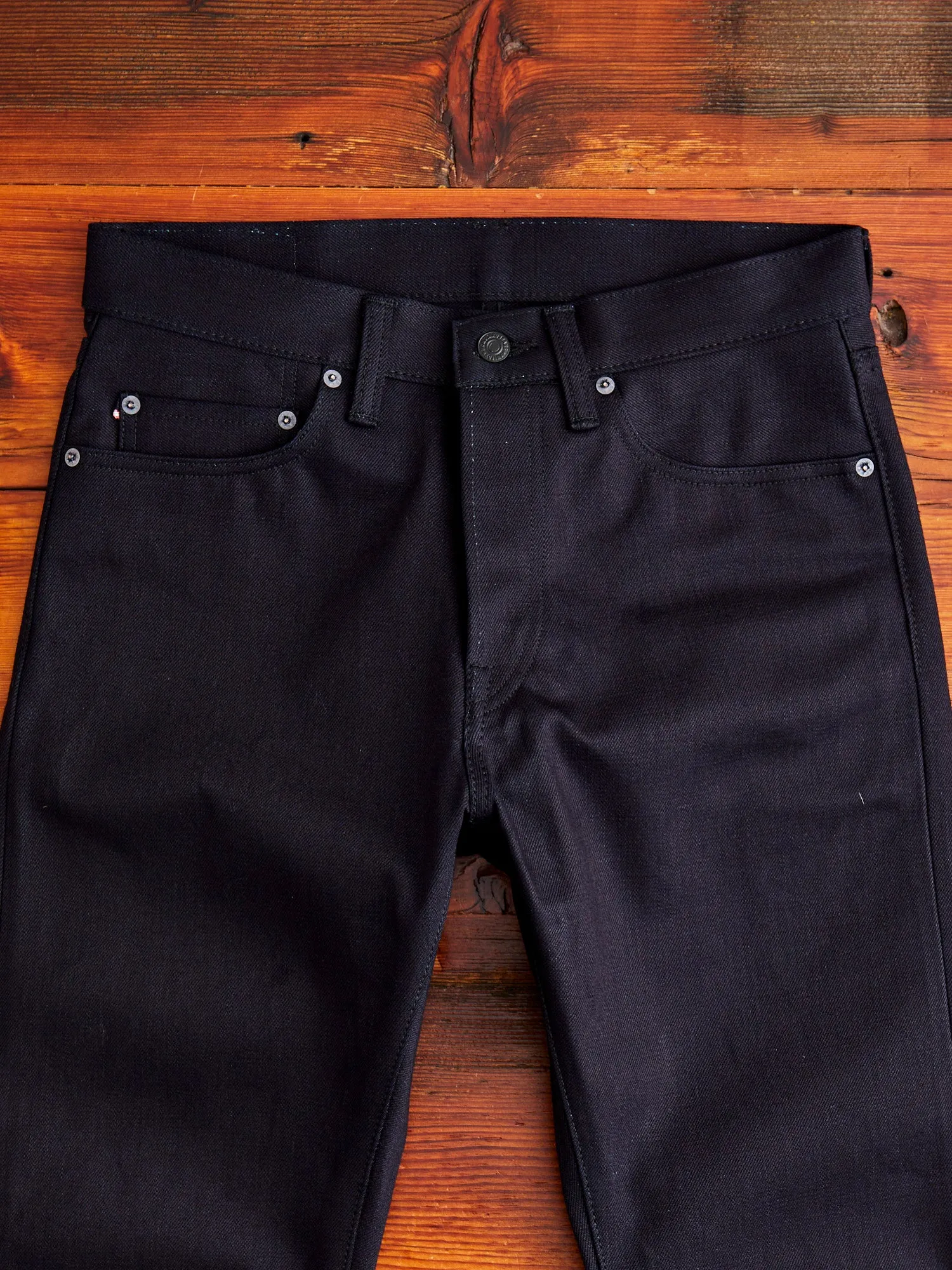 "Nightshade" 15.7oz Selvedge Denim - Natural Tapered