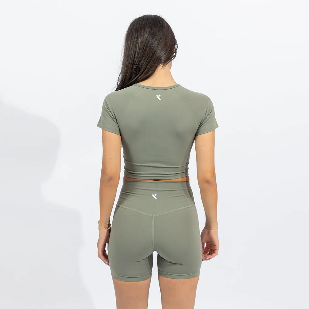 Quwati Women Power Crop Tee