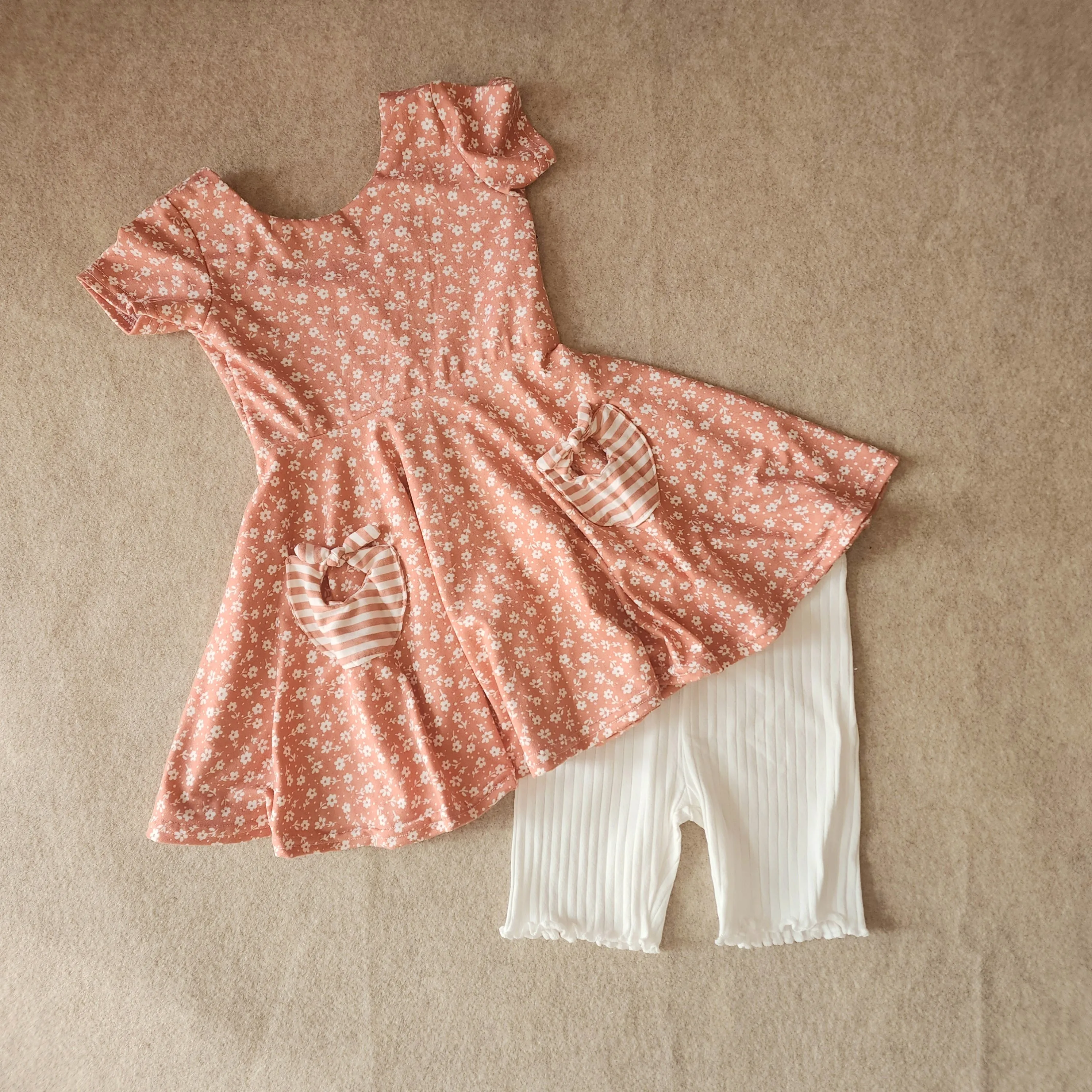 Ruffle Biker Shorts