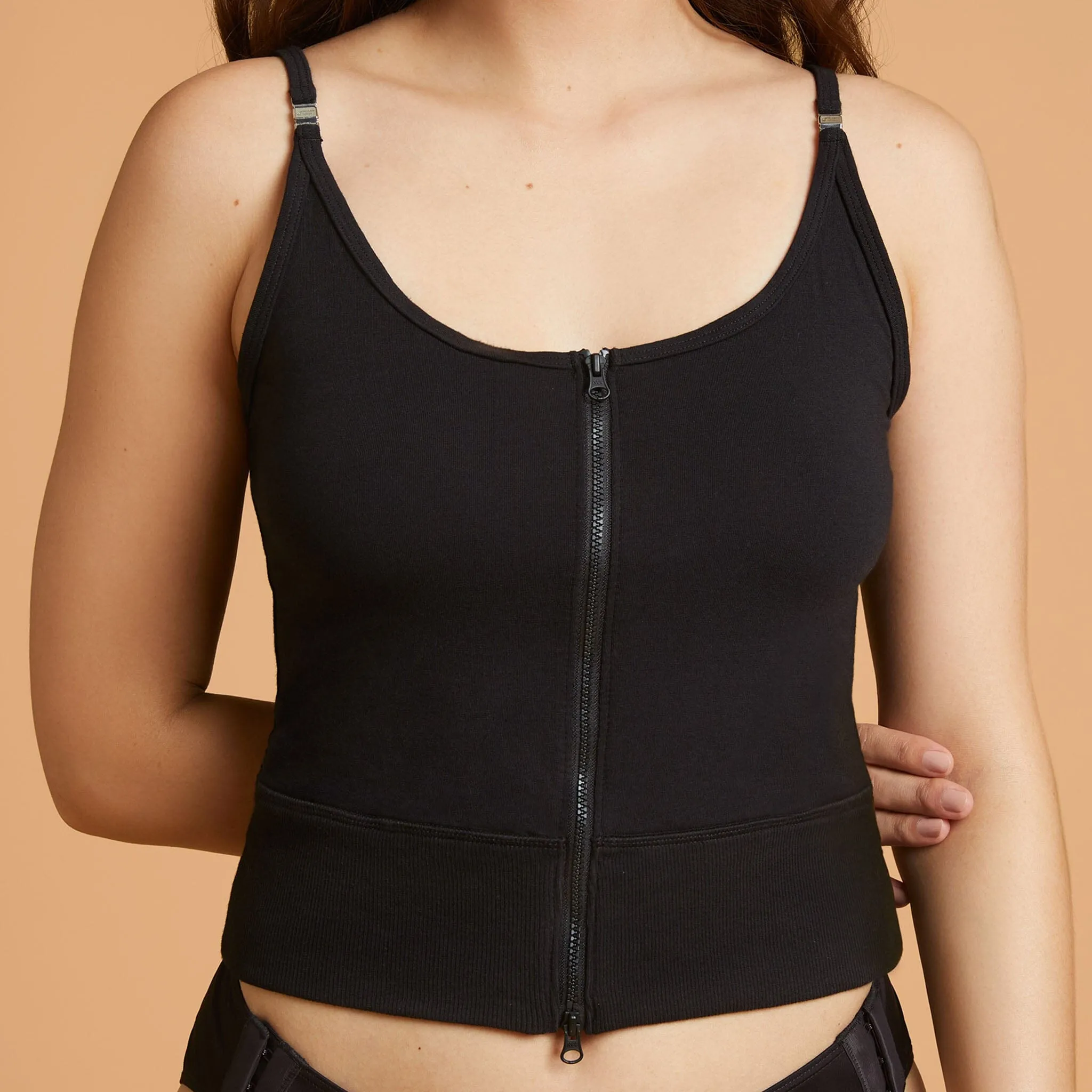 Slick Chicks™  Zip Front Cami