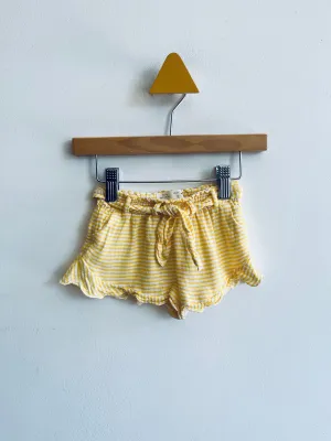 Striped Ruffle Shorts // 6-9M