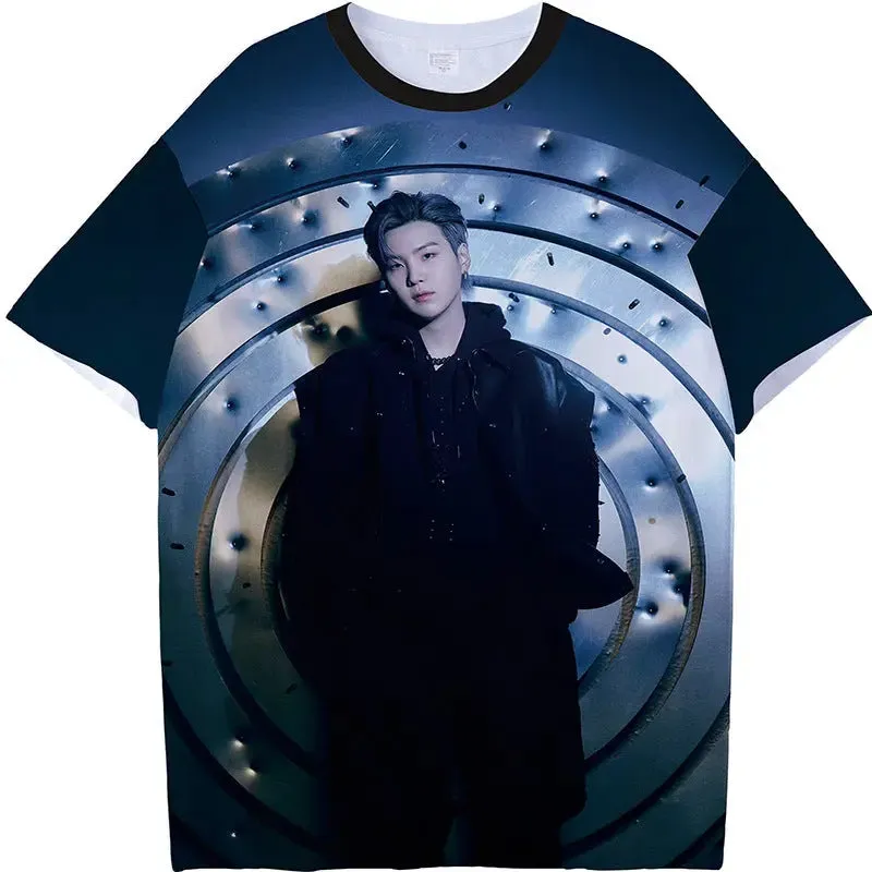Support The Song  Short Sleeve  T-Shirt Men And Women Tops Summer