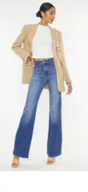 Ultra High Rise Jeans | Holly Flare | Medium Wash Jeans