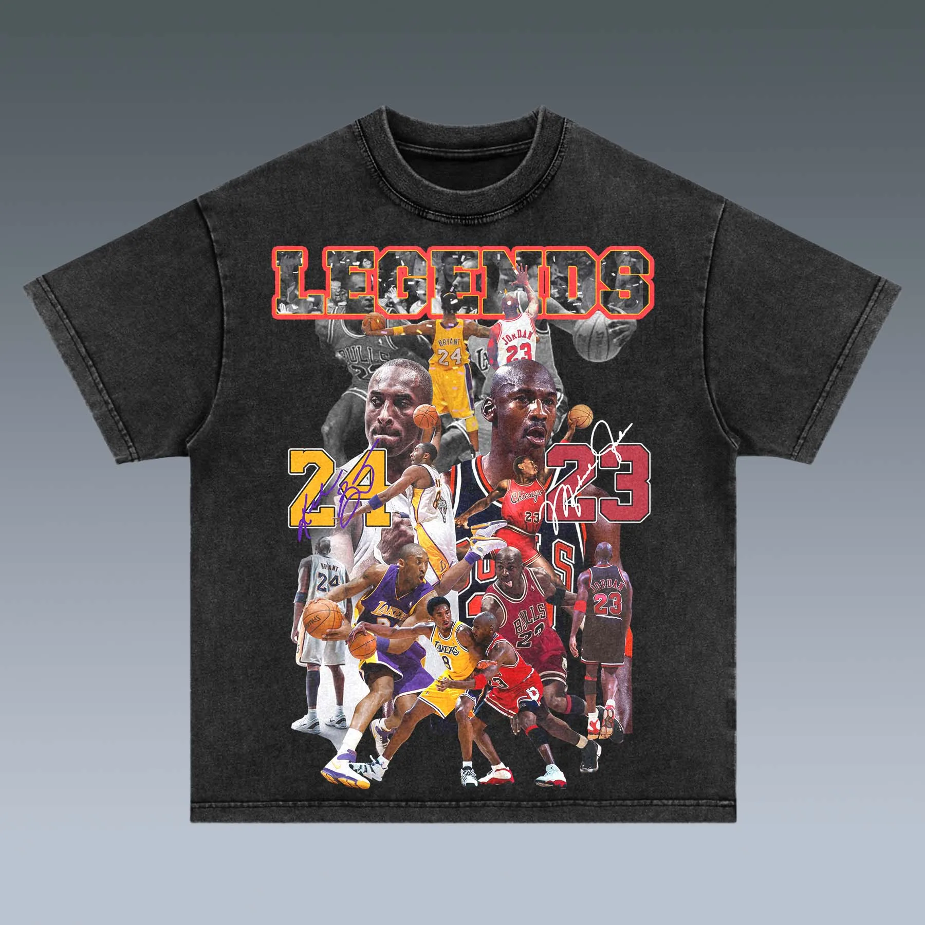 VINTAGE TEE |  KOBE& MICHAEL JORDAN 2