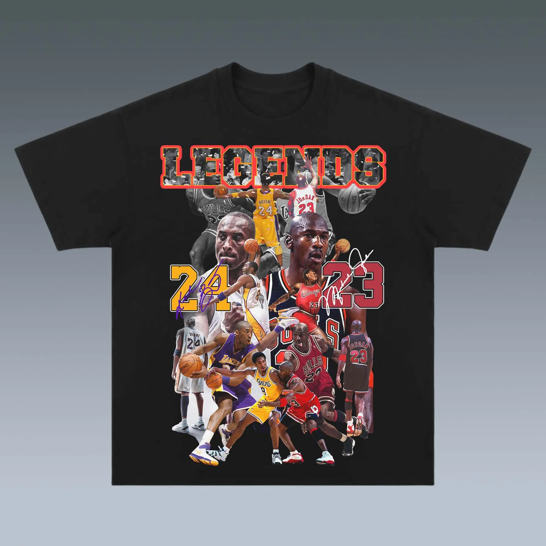 VINTAGE TEE |  KOBE& MICHAEL JORDAN 2