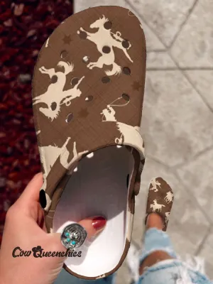 Western Print Casual Shoes