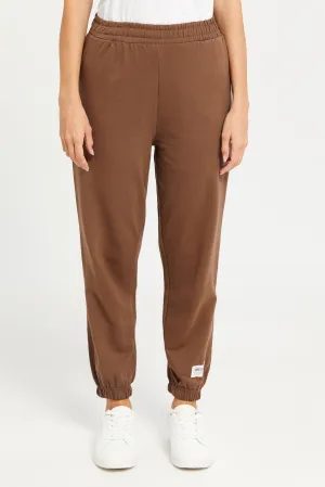 Women Brown Active Pants