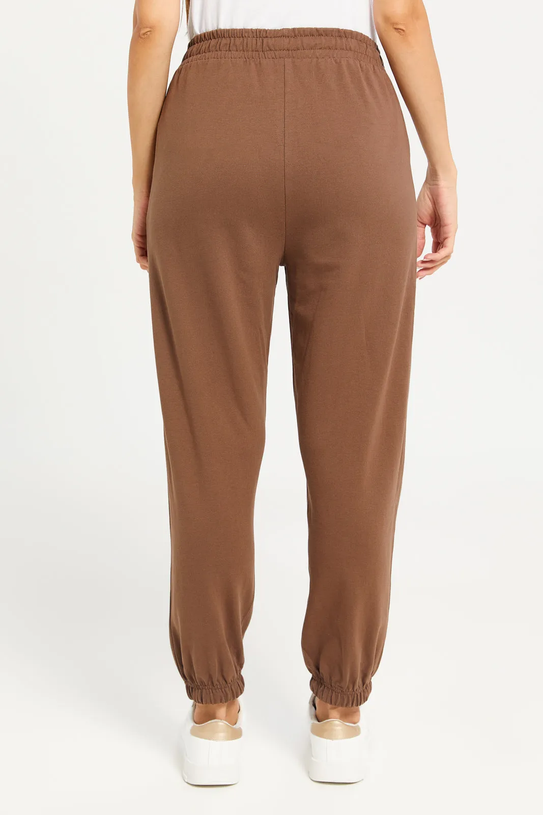 Women Brown Active Pants