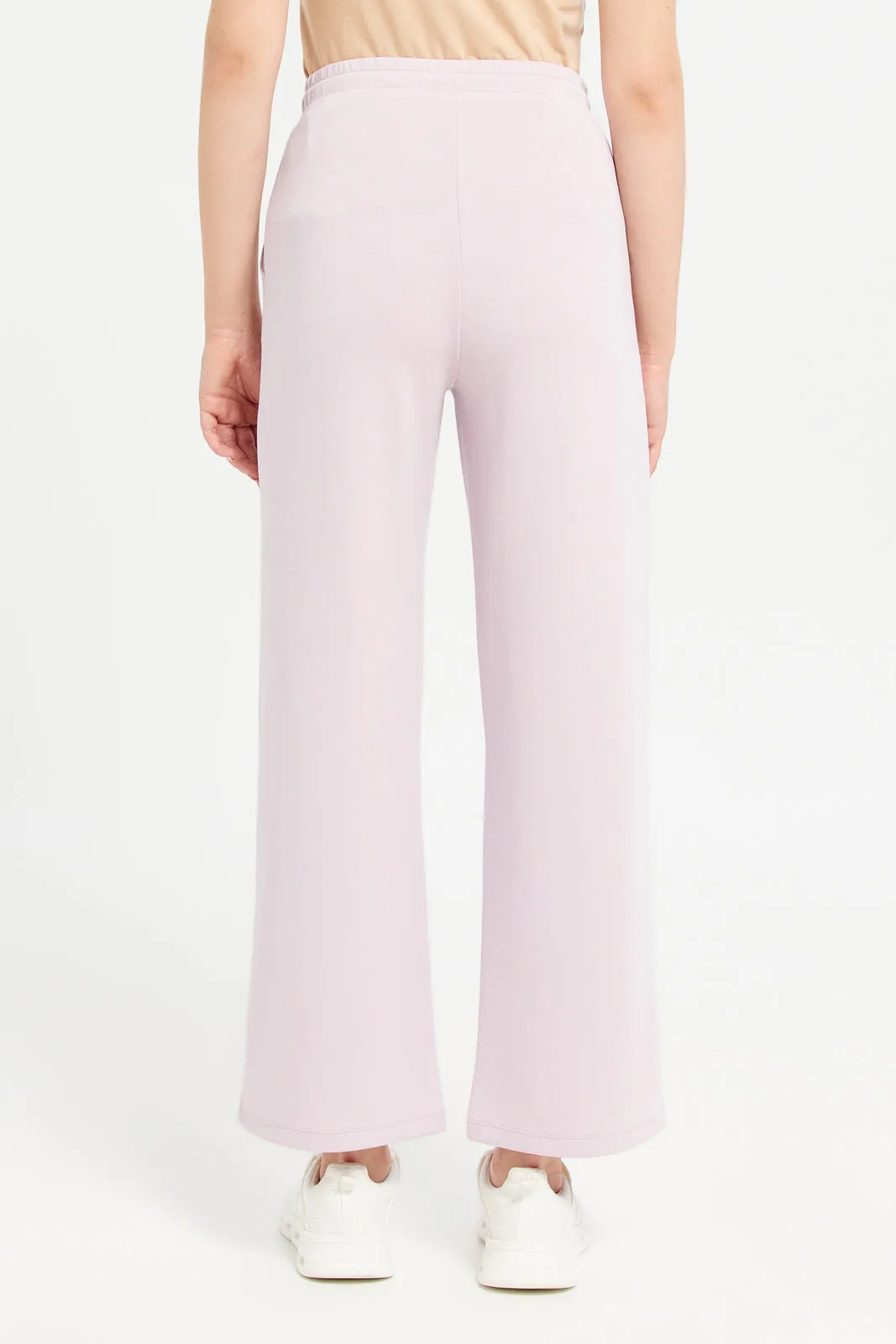 Women Lilac Active Pants