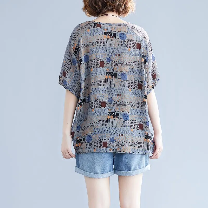 Women's Plus Size Cotton Korean Style T-Shirt