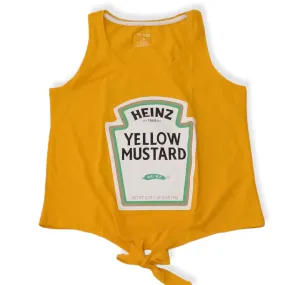 Yellow Cut Women Top