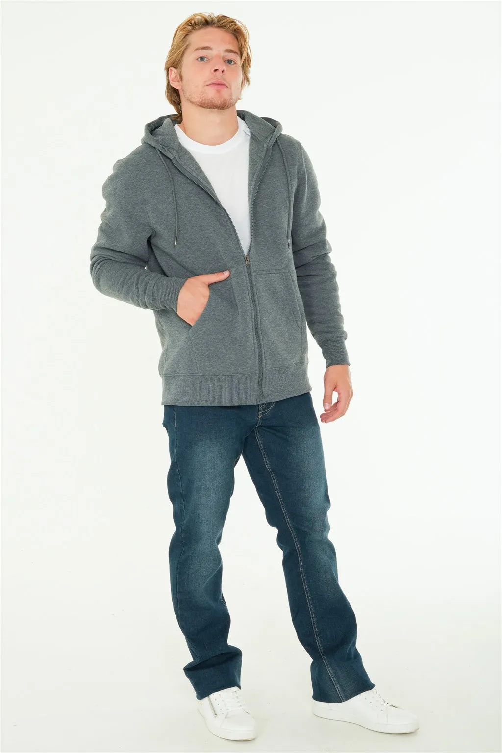 Zip Fleece Hoody