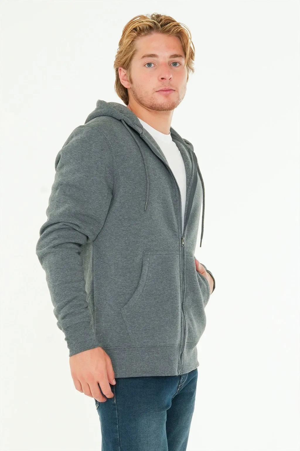 Zip Fleece Hoody