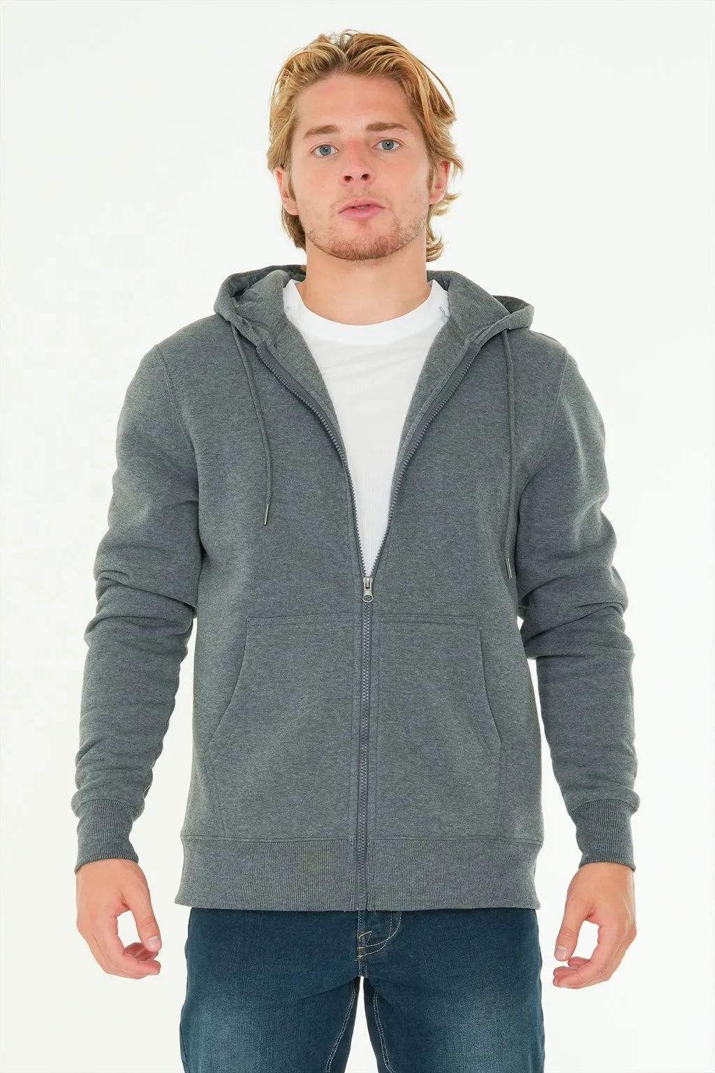 Zip Fleece Hoody
