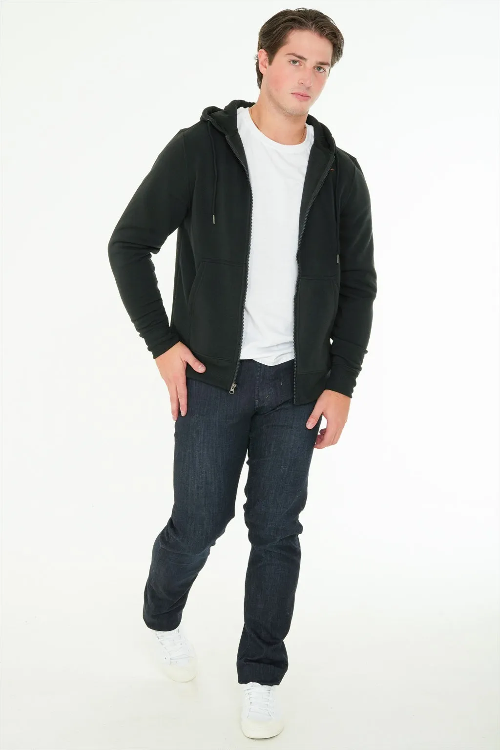 Zip Fleece Hoody