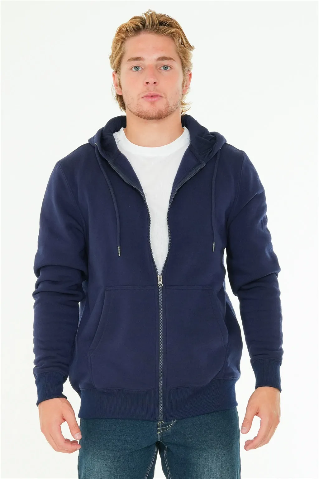 Zip Fleece Hoody